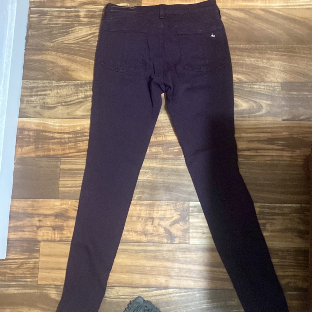 Rag & Bone | burgundy skinny jeans | size 29 - Picture 6 of 7